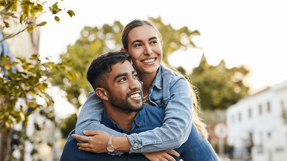 Couple With Denium